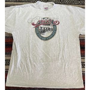 Vintage 1999 Cheers TV Show Promo Short Sleeve Grey T-Shirt Men's Size XXL